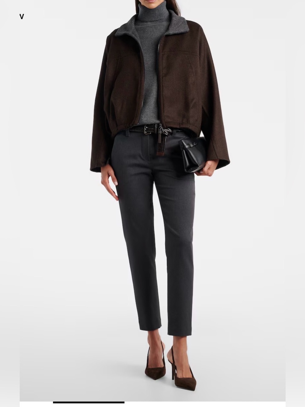 Brunello Cucinelli Current Season Slim Straight Pants Zipper Ankle See Video!
